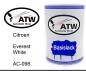 Preview: Citroen, Everest White, AC-098: 500ml Lackdose, von ATW Autoteile West.